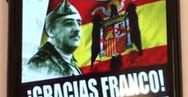 Imagen de Franco en el estado de WhatsApp de un concejal del PP en Cuenca.