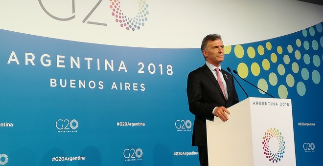 El presidente de Argentina, Mauricio Macri