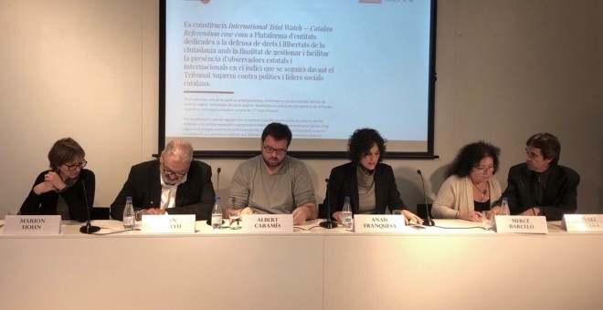 Presentació de la plataforma International Trial Watch - Catalan Referendum case / @InterTrialWatch