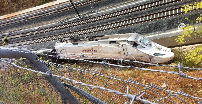 Accidente del Alvia en Angrois. EUROPA PRESS