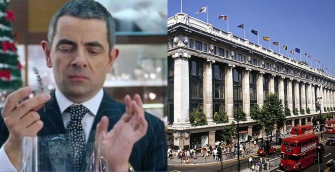 Mr.Bean en su cameo en Love Actually