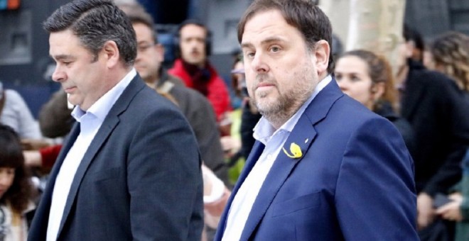 Oriol Junqueras llegando a la Audiencia Nacional el pasado 2 de noviembre de 2017.