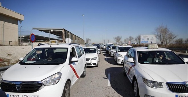 Taxis en Madrid. Eduardo Parra | EUROPA PRESS