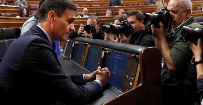 Pedro Sánchez en el Congreso de los Diputados