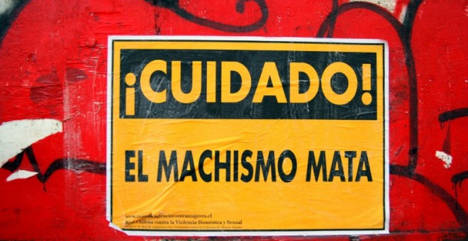 Cartel contra la violencia machista. /PAUL LOWRY