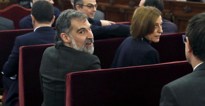 Forcadell, hace unos días en el Supremo. J.J. Guillen/REUTERS