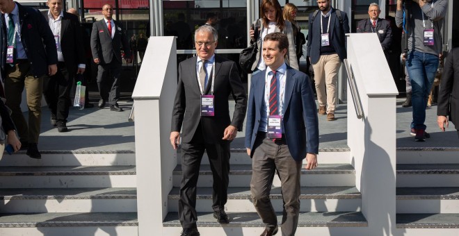 El presidente del PP, Pablo Casado./EUROPA PRESS