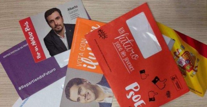 Propaganda electoral postal. EFE