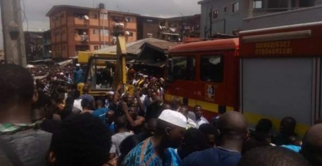 Derrumbe de una escuela en Nigeria / GOBIERNO DE LAGOS