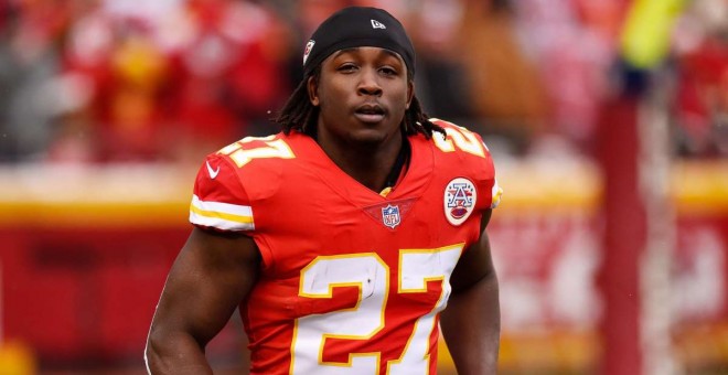 Jugador de la NFL, Kareem Hunt.