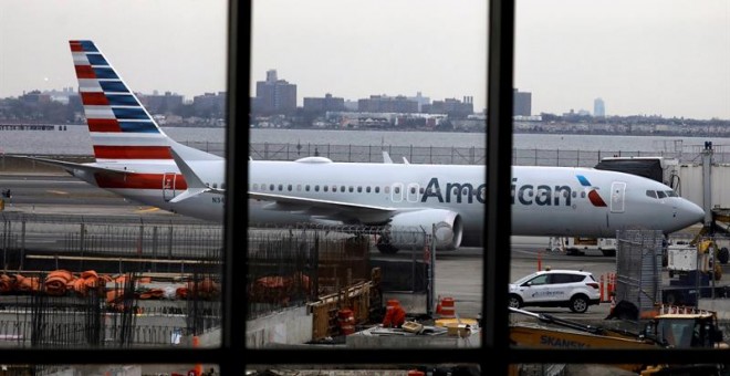 El Boeing 737 Max 8 de American Airlines./EFE