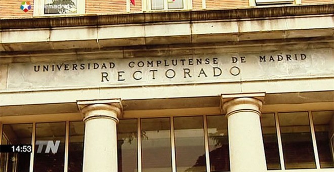 Fachada del Rectorado de la UCM