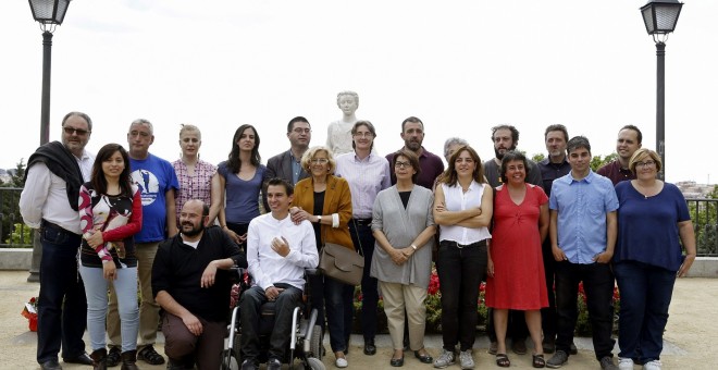 Manuela Carmena y la lista de Ahora Madrid