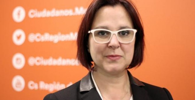 La candidata de Ciudadanos en la región de Murcia, Isabel Franco. Fuente: Cs