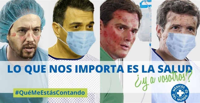 Imagen de la campaña de Médicos del Mundo.