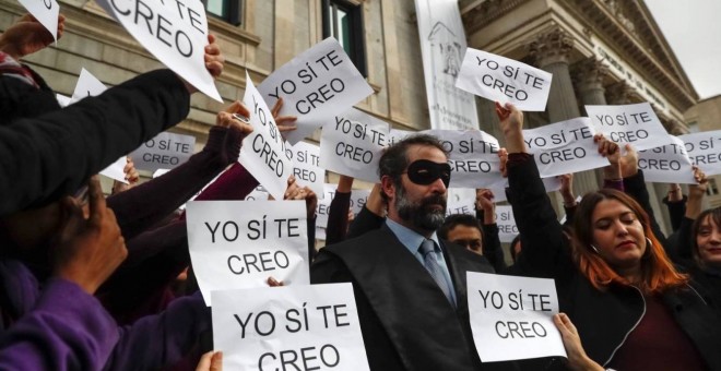 Imagen de una de las manifestaciones en protesta por la sentencia 'La Manada' | EFE