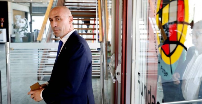 Luis Rubiales, en la RFEF. EFE/Archivo