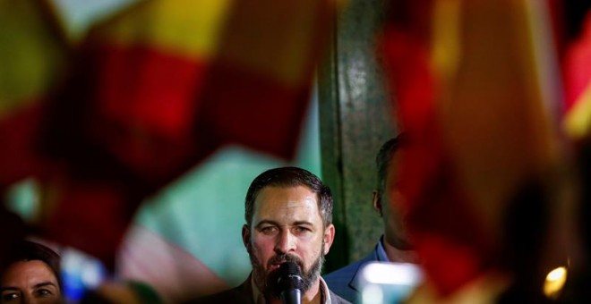 El líder de Vox, Santiago Abascal. - EFE