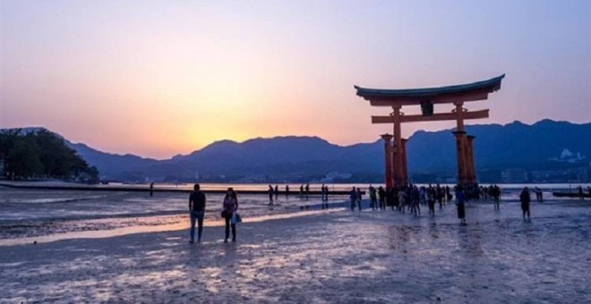 Playa de la península japonesa de Motoujina