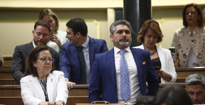 Juan José Cortés, en el Congreso. Foto:Eduardo Parra