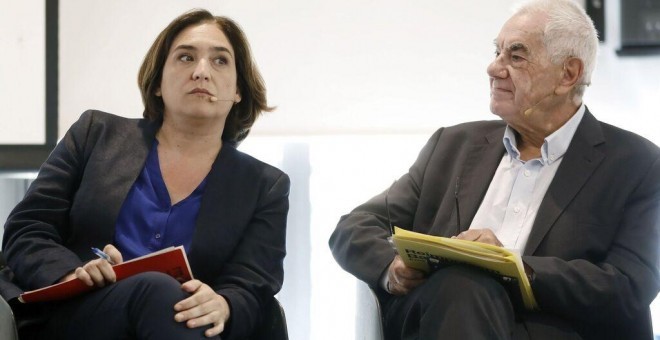 Ada Colau i Ernest Maragall en un dels debats electorals.