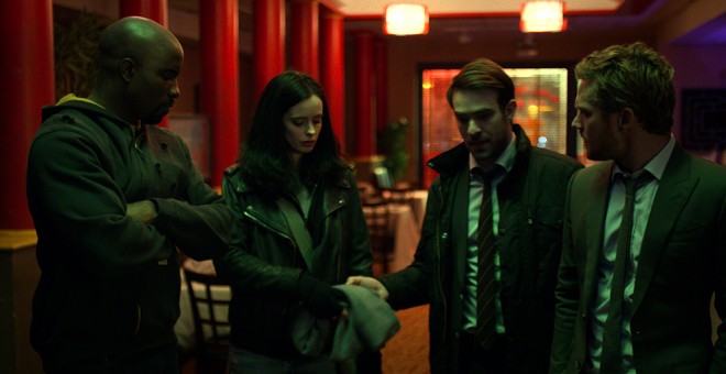 Escena de la serie 'The Defenders'.