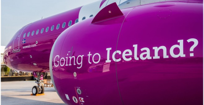 Avión de la compañía Wow Air | Wow Air