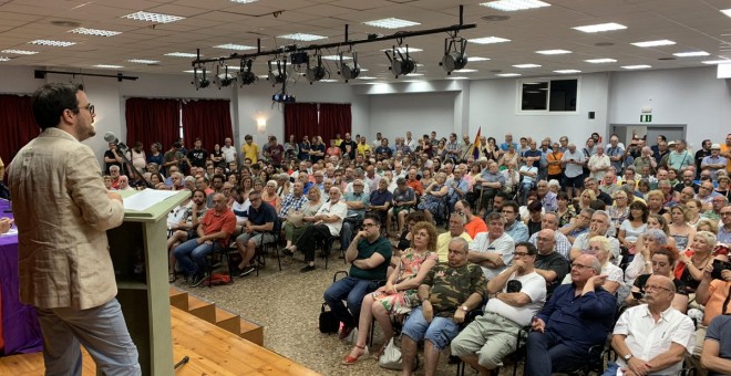 Alberto Garzón a l'assemblea d'Esquerra Unida Catalunya. @eunidacat