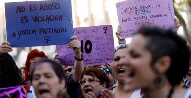 Protestas contra la violación de La Manda / EFE