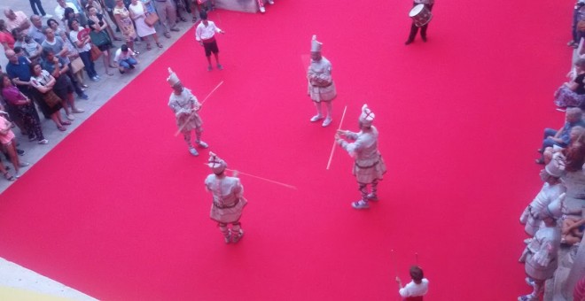 Un desfile de Els Tornejants. HÈCTOR SERRA