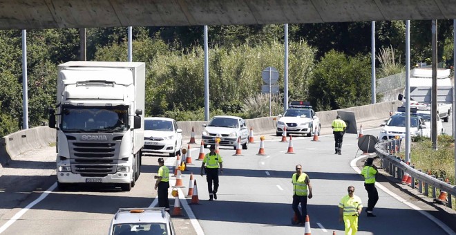 Reconstrucción de un accidente en Vigo. / Europa Press