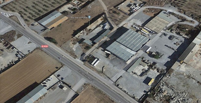 Imagen aérea del polígono industrial de Padul, donde ocurrió el accidente. – GOOGLE MAPS