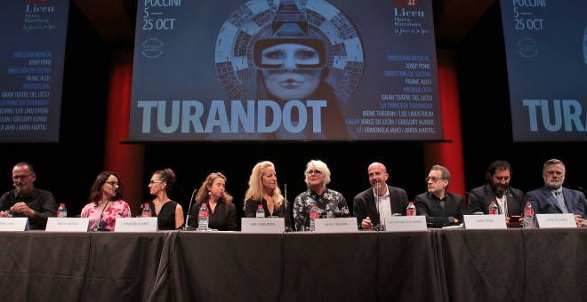 27/09/2019 - Presentación de la ópera 'Turandot' en el Liceu bajo la dirección de Franc Aleu. / Gran Teatre del Liceu