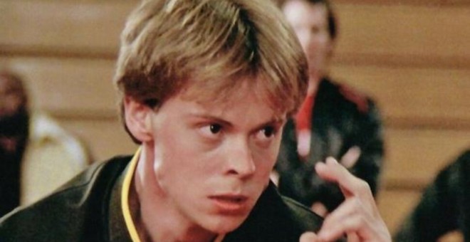 Rob Garrison, en 'Karate Kid'.