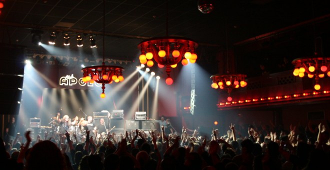 Imatge d'arxiu d'una festa a la Sala Apolo de Barcelona. Sala Apolo