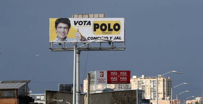 25/10/2019- Cartel de campaña de la actual alcaldesa de Bogotá. EFE-  Mauricio Dueñas Castañeda.