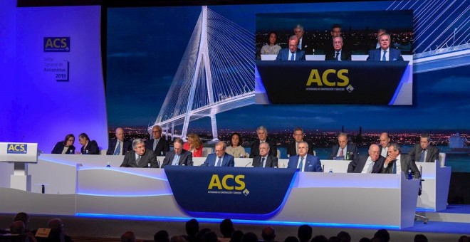 Imagen de la última junta de accionistas de ACS. E.P.