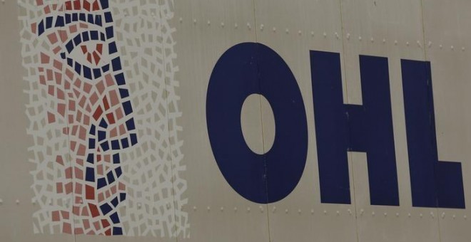 El logo de la constructora OHL. REUTERS/Sergio Pérez