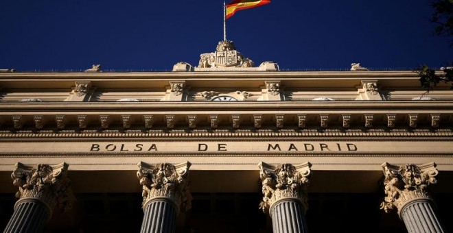 La fachada de la Bolsa de Madrid. REUTERS/Juan Medina