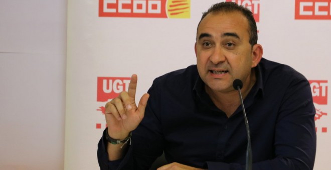 El secretari general de CCOO a Catalunya, Javier Pacheco.