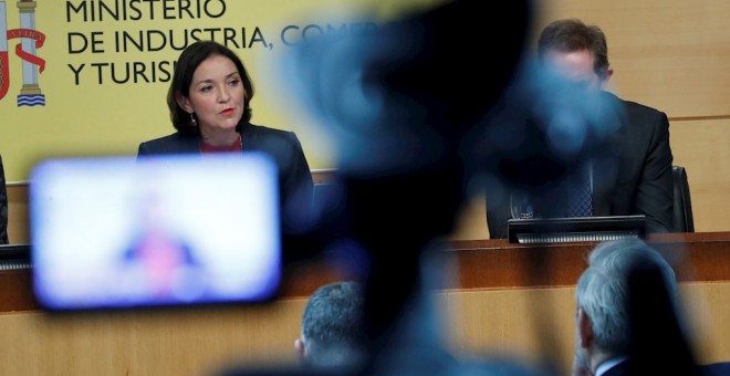 La ministra de Industria, Comercio y Turismo en funciones, Reyes Maroto, hizo balance de la situación del sector turístico y ofreció las previsiones para el cierre del año, que ha estado marcado por la desaceleración de la actividad y la quiebra del turop