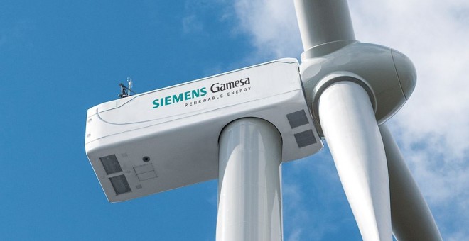 Un aerogenerador de Siemens Gamesa. E.P.