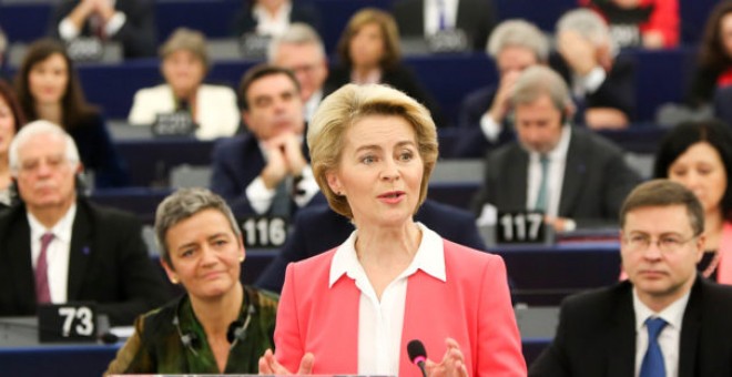 La nova presidenta de la Comissió Europea, l'alemanya Ursula von der Leyen.