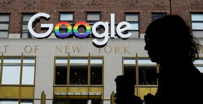 Imagen de las oficinas de Google en Nueva York. REUTERS/Brendan McDermid