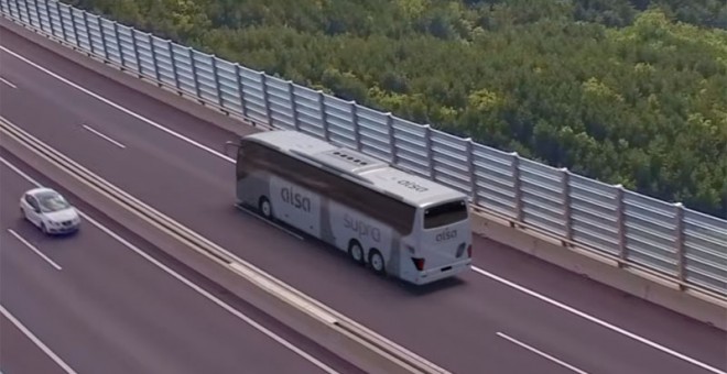 Un autobús de Alsa.