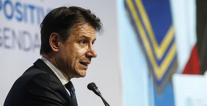 El primer ministro italiano Giuseppe Conte, /  FABIO FRUSTACI (EFE)