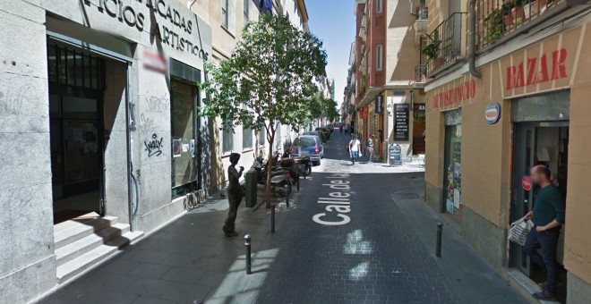 Imagen de Street View del cruce de la calle Palma con la de Costanilla de San Vicente