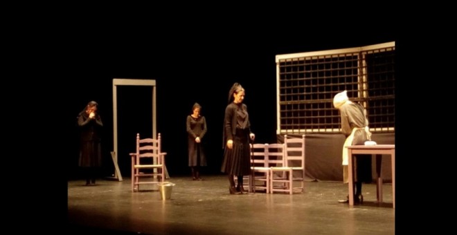 Una escena de 'La casa de Bernarda Alba'.