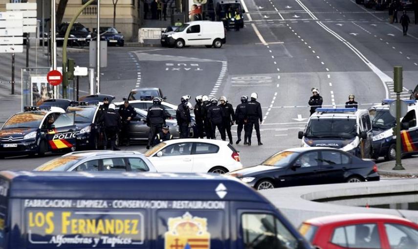 Vista de la calle Génova de Madrid. /EFE