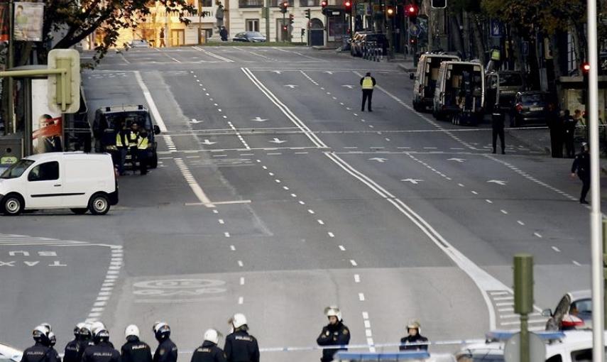 Vista de la calle Génova de Madrid. /EFE